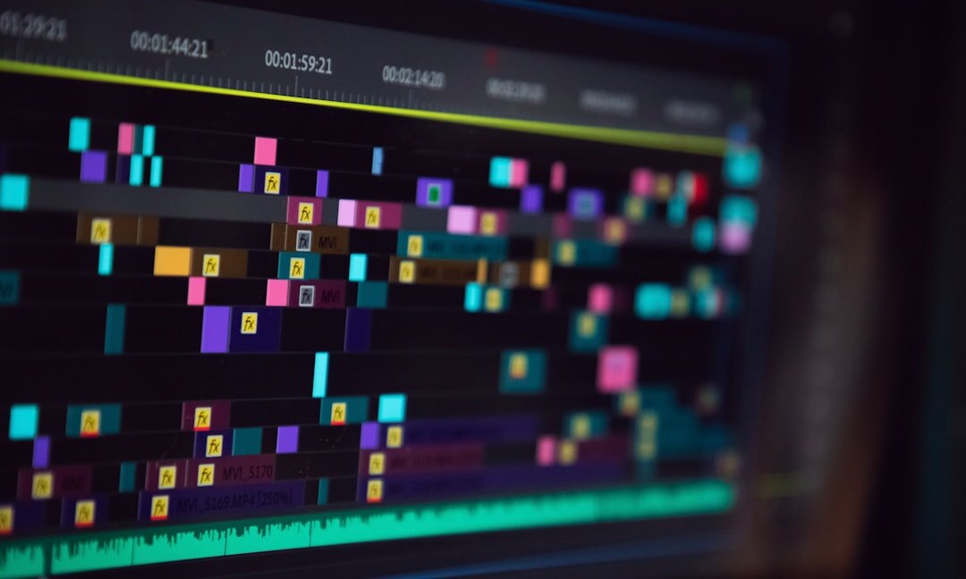 sound engineer editing audio