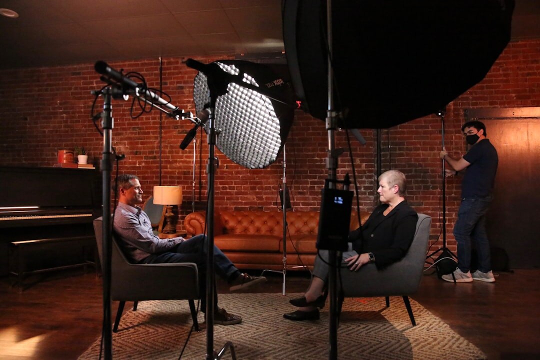 filmmaker interview on set