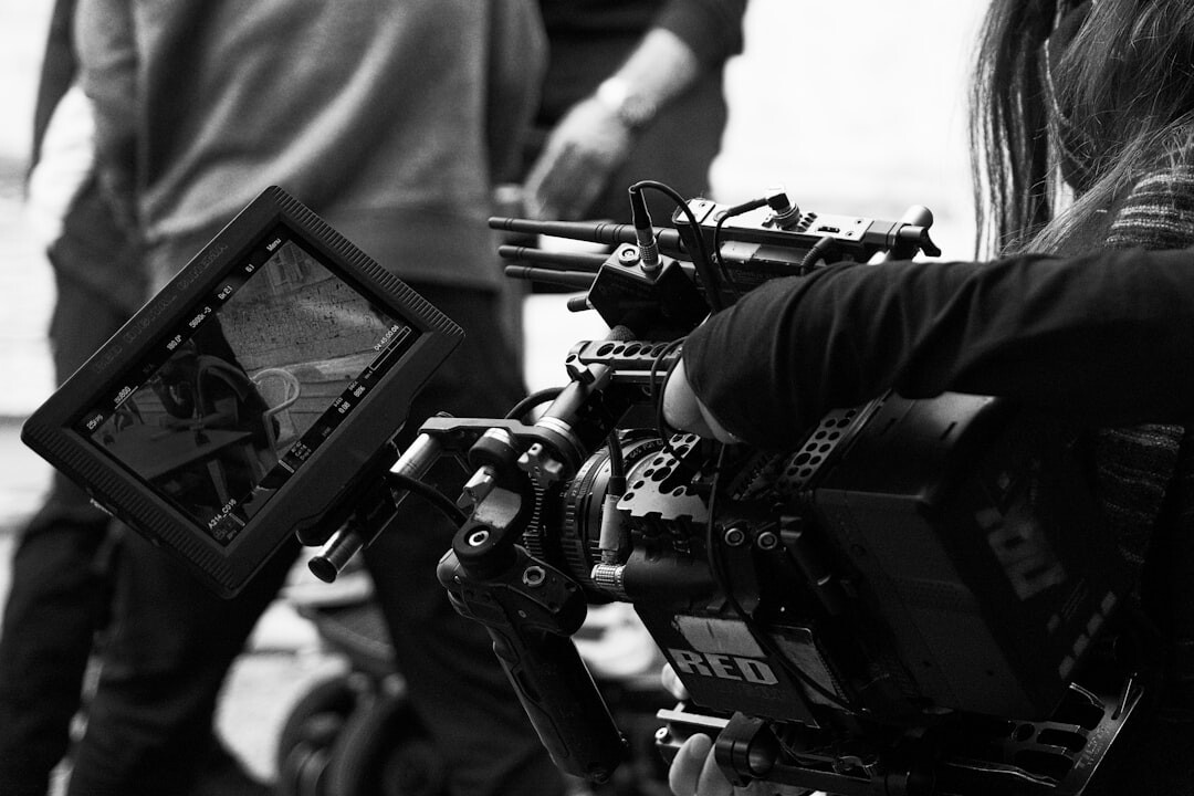 woman director on film set