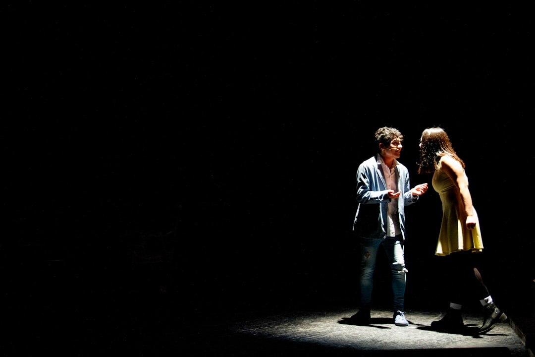 actor performing scene
