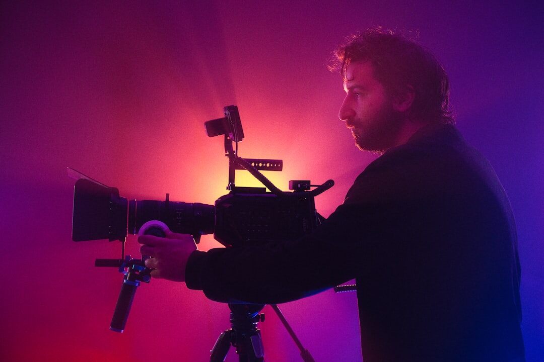 indie filmmaker at work