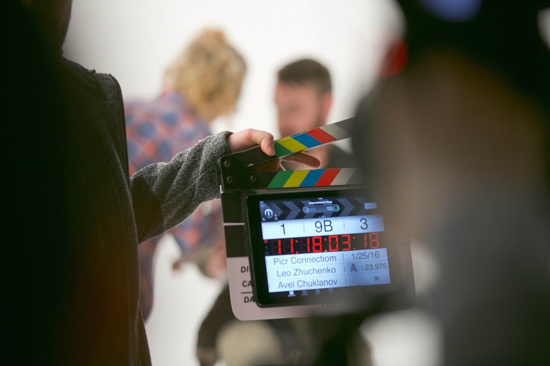 director on film set